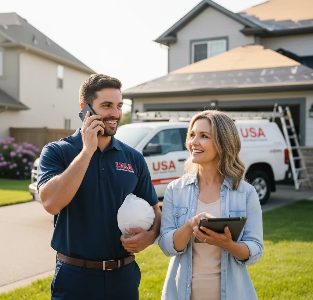 USA Roof Repair Experts customer support in Colgate